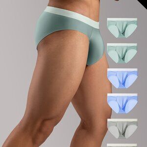 Six-Pack Men'S Triangle Underwear, Cool And Breathable Medium